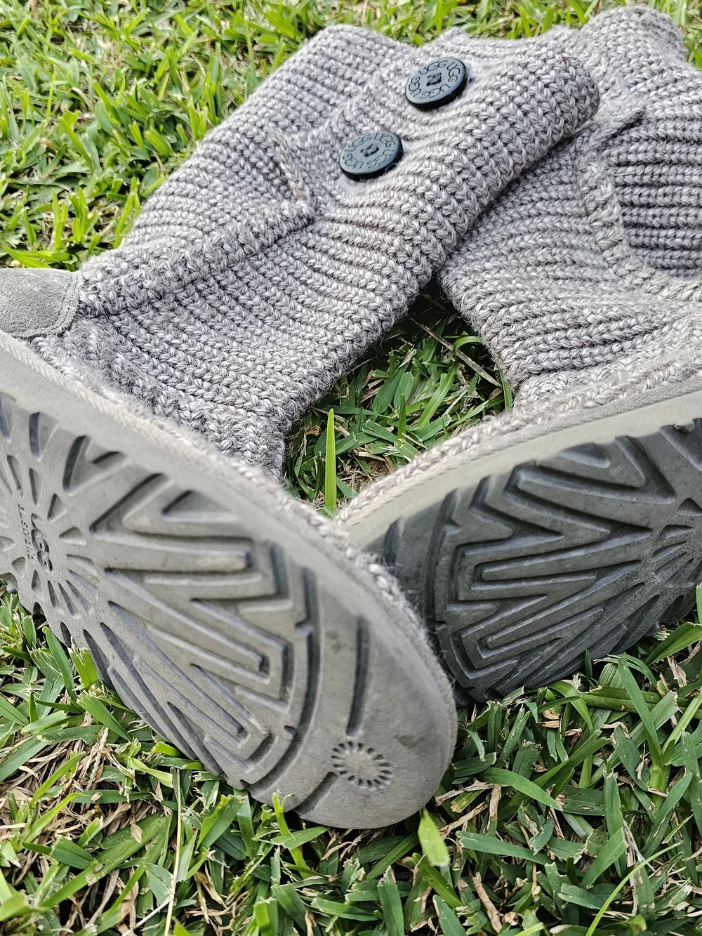 UGG Australia Chestnut Knit Button Boots